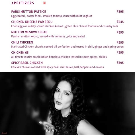 Menu of Chica Loca By Sunny Leone, Sector 129,。